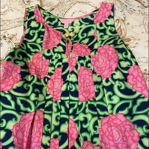Lilly Pulitzer silk top size 2